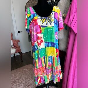 Vibrant Floral Dress